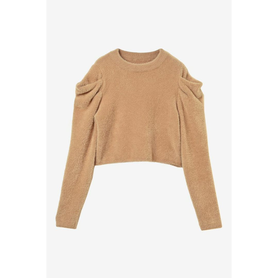 新品maison de Dolce.ドルチェ◇スウィートNTニット◇キャメル色 新品maison de Dolce.ドルチェ◇スウィートNTニット◇キャメル色