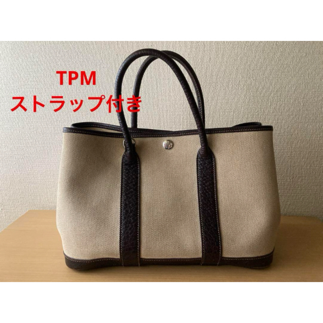 エルメス◇ガーデンパーティー TPM (ストラップ付き)美品 エルメス◇ガーデンパーティー TPM (ストラップ付き)美品