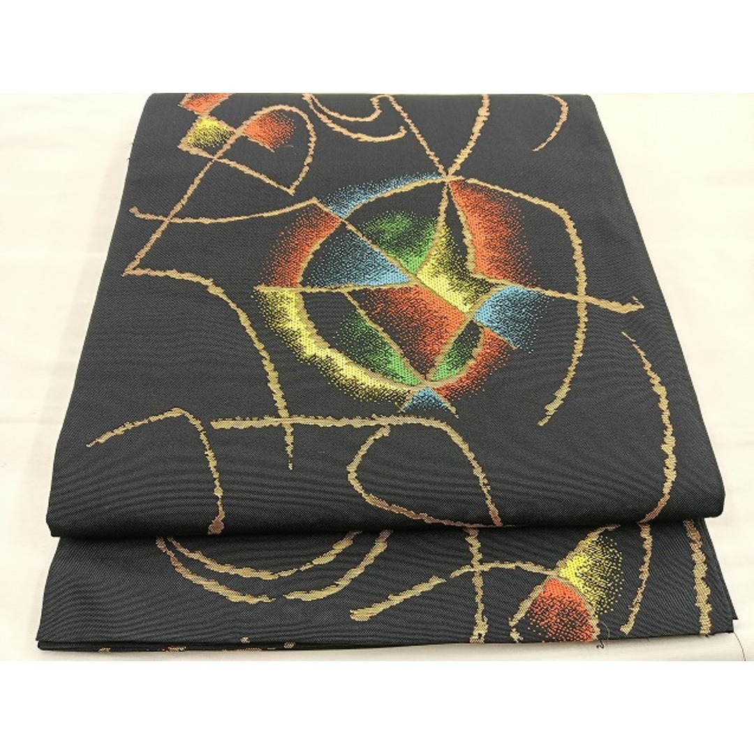 平和屋着物◎六通柄袋帯 吉祥花文 金銀糸 正絹 逸品 CAAI3855ku 平和屋着物◎六通柄袋帯 吉祥花文 金銀糸 正絹 逸品 CAAI3855ku