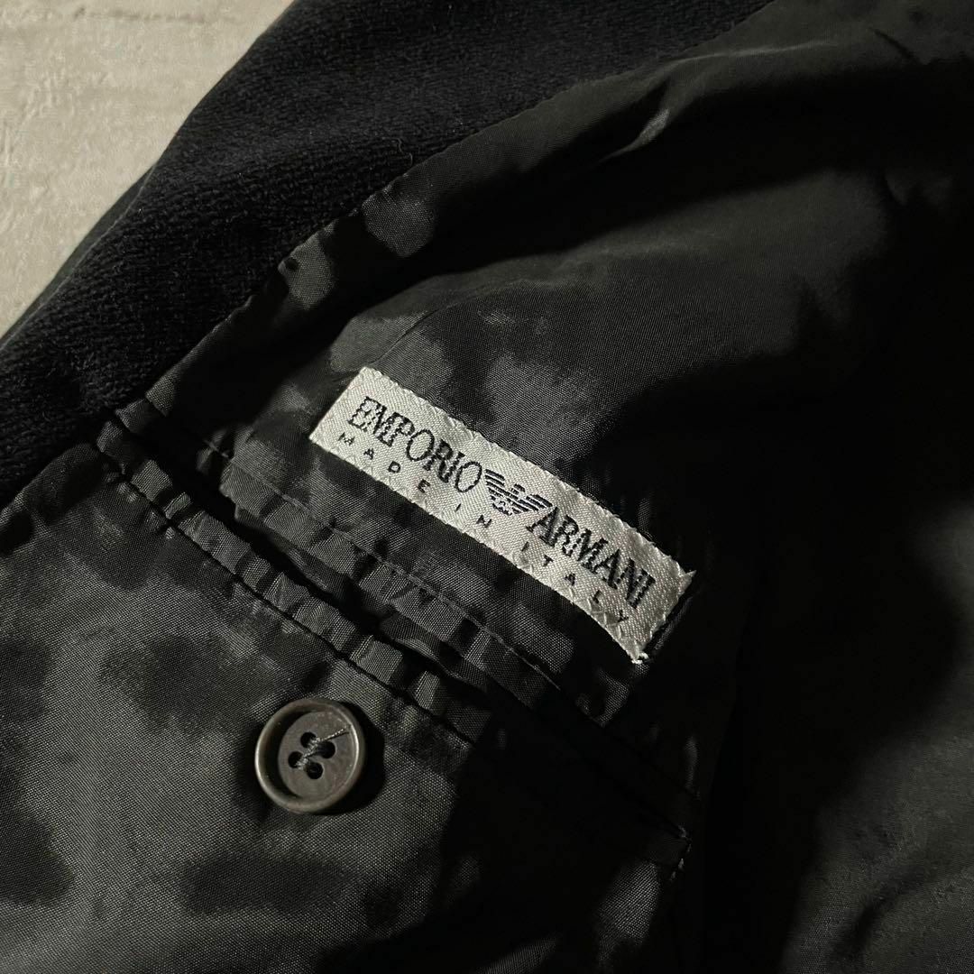 y2kオピウム EMPORIO ARMANI ベロアテーラードジャケット 90s y2kオピウム EMPORIO ARMANI ベロアテーラードジャケット 90s
