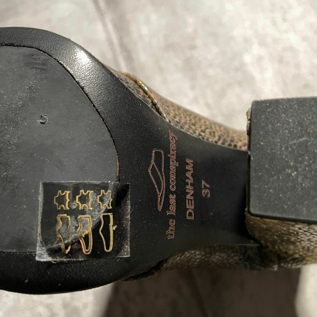 新品タグ付き DENHAM ショートブーツ サイドジップ 馬革 新品タグ付き DENHAM ショートブーツ サイドジップ 馬革