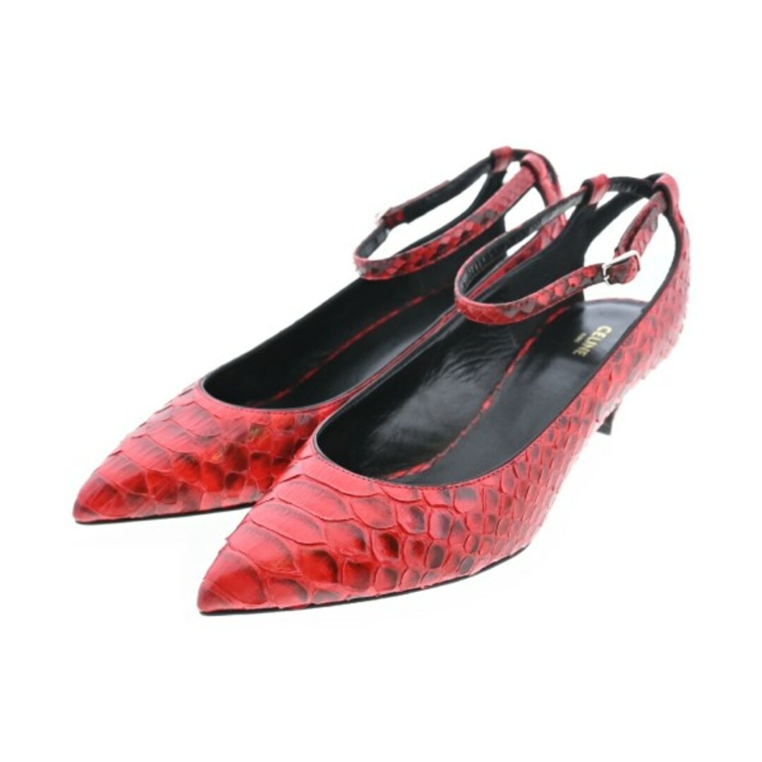 CELINE セリーヌ パンプス EU36(22.5cm位) 赤 【古着】 CELINE セリーヌ パンプス EU36(22.5cm位) 赤 【古着】