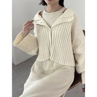 ミスティック(mystic)の新品 mystic 【SETアイテム】ベロアモールワンピースSET(ロングワンピース/マキシワンピース)
