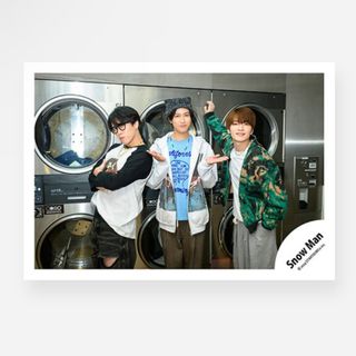 スノーマン(Snow Man)のSnowMan 宮舘涼太 阿部亮平 深澤辰哉 公式写真 RAYS(アイドルグッズ)
