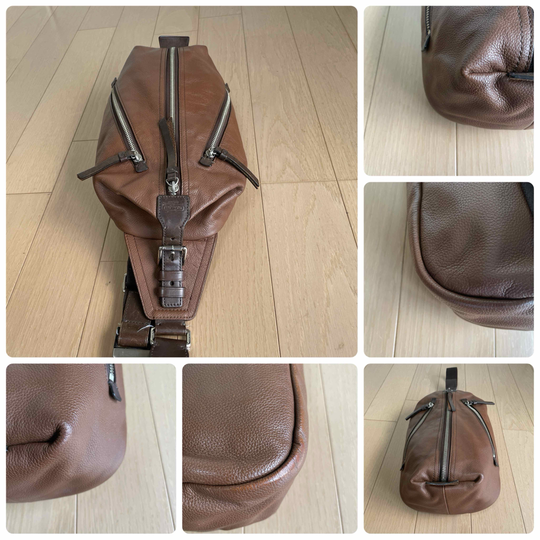 COACH - コーチ COACHトンプソンレザースリングバッグF70360 COACH - コーチ COACHトンプソンレザースリングバッグF70360
