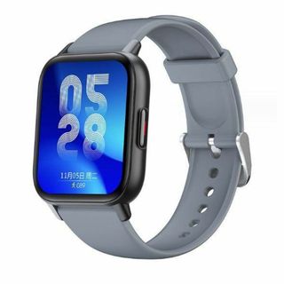 スマートウォッチ 1.69インチ 大画面 腕時計 Bluetooth5.0グレー(その他)