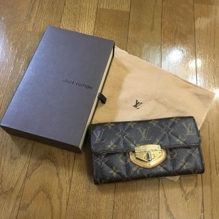 ルイヴィトン(LOUIS VUITTON)のヴィトン モノグラムエトワール ポルトフォイユサラ レディース 長財布 ゴールド(財布)