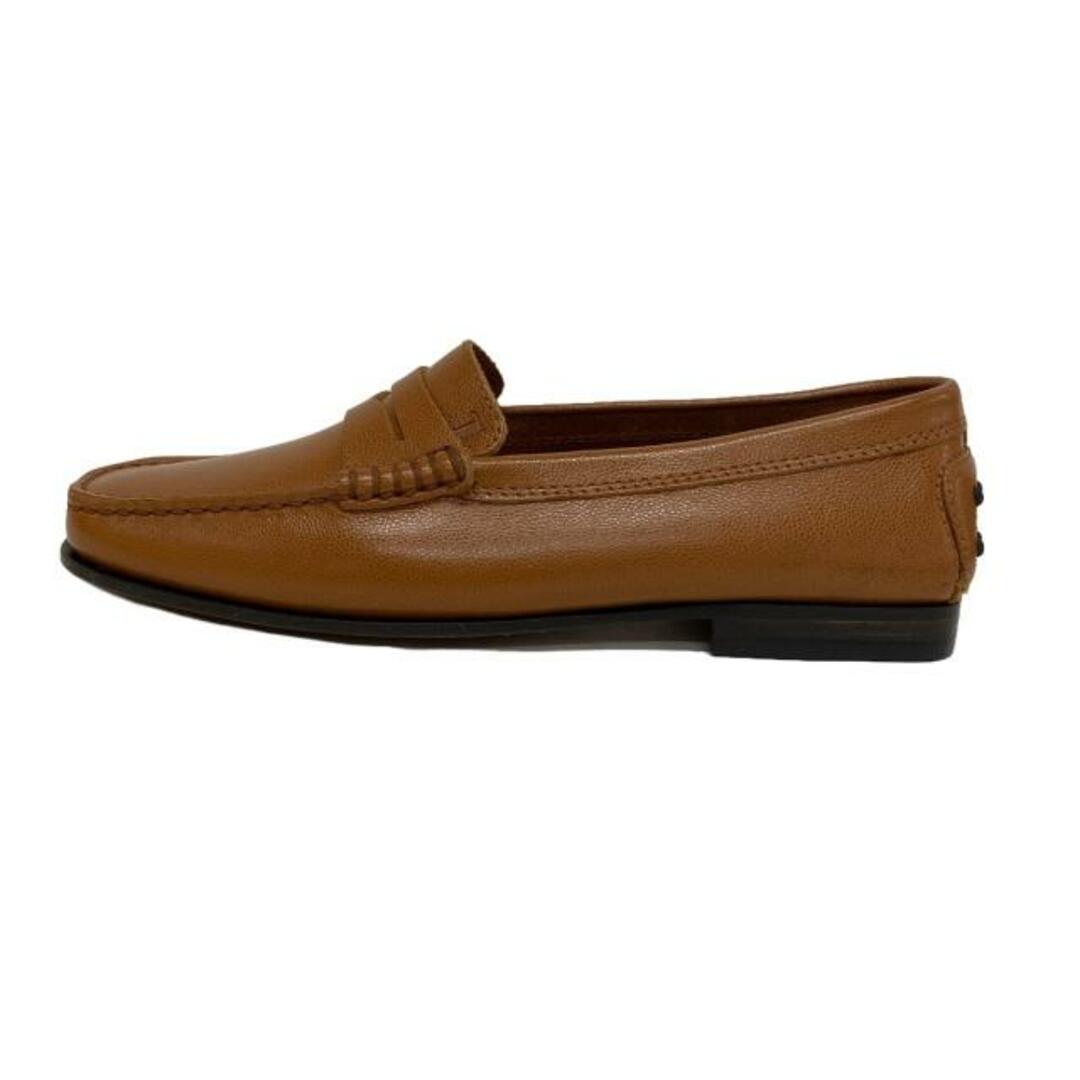TOD´S(トッズ) ローファー 36 1/2美品 - ブラウン レザー TOD´S(トッズ) ローファー 36 1/2美品 - ブラウン レザー