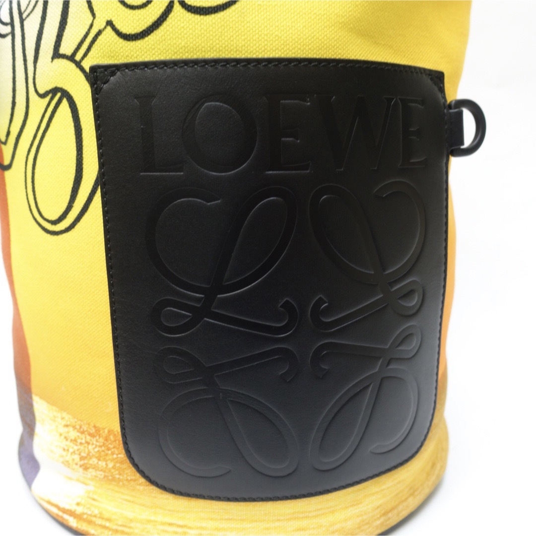 LOEWE - 【美品】ロエベ ドローストリング 巾着 パウラズイビザ LOEWE - 【美品】ロエベ ドローストリング 巾着 パウラズイビザ