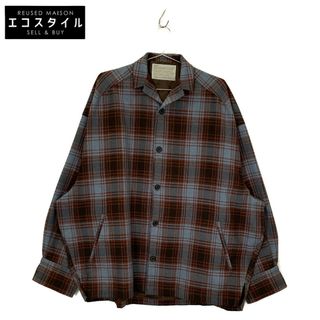 kolor - カラー 24AW 24WCM-G16115S ブルー×レッド Outer Sax Check kolor - カラー 24AW 24WCM-G16115S ブルー×レッド Outer Sax Check