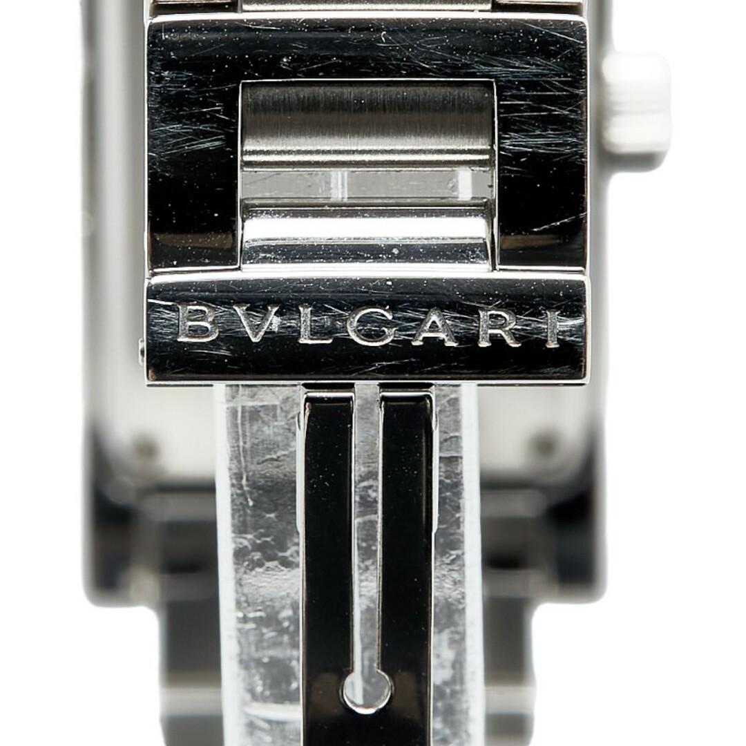 ブルガリ ホワイトダイヤル レッタンゴロ RT39S BVLGARI - ブルガリ レッタンゴロ 腕時計 RT39S クオーツ