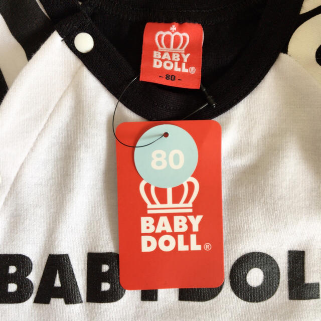 BABYDOLL(ベビードール)のベビードールBABYDOLLカバーオール キッズ/ベビー/マタニティのベビー服(~85cm)(カバーオール)の商品写真