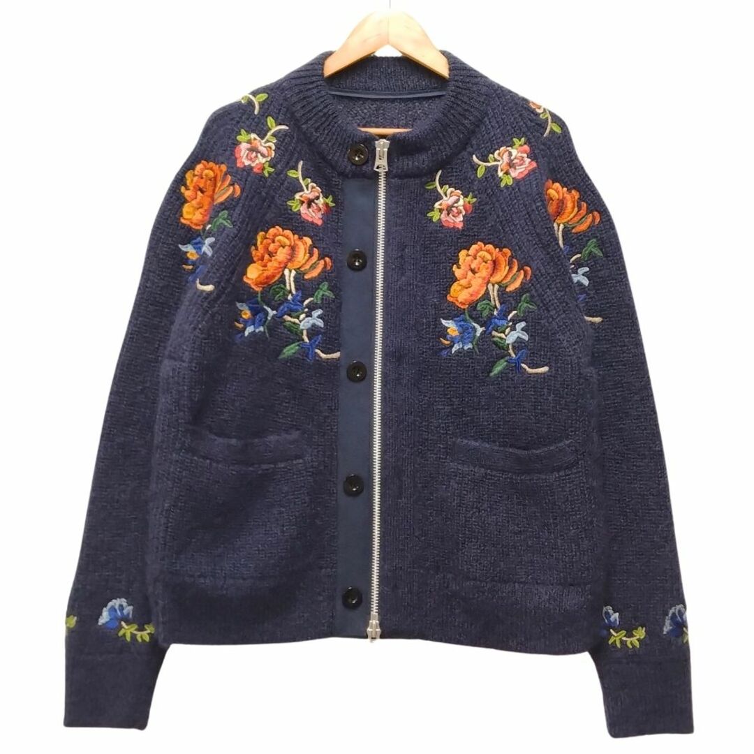 sacai - SACAI サカイ 22AW 品番 22-0844M フラワー刺繍 ジップ sacai - SACAI サカイ 22AW 品番 22-0844M フラワー刺繍 ジップ