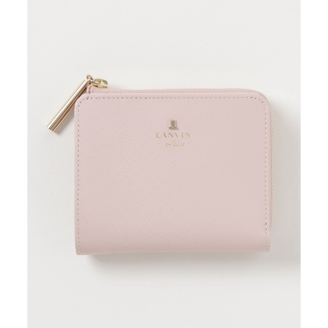 LANVIN en Bleu ベルシー 2つ折り財布 ショッキングピンク