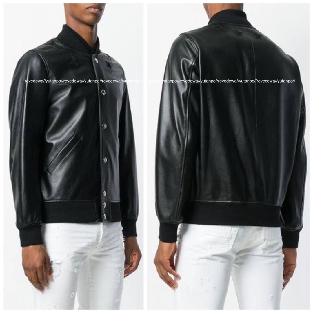 GIVENCHY - 本物 極美品 ジバンシー ラウンドスター レザー GIVENCHY - 本物 極美品 ジバンシー ラウンドスター レザー