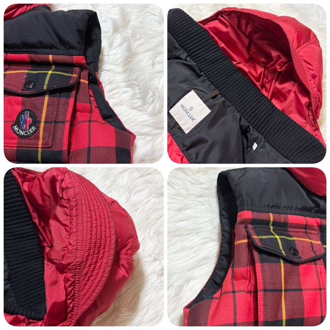 MONCLER - 本物 雑誌掲載モデル モンクレール チェック柄 ダウン MONCLER - 本物 雑誌掲載モデル モンクレール チェック柄 ダウン