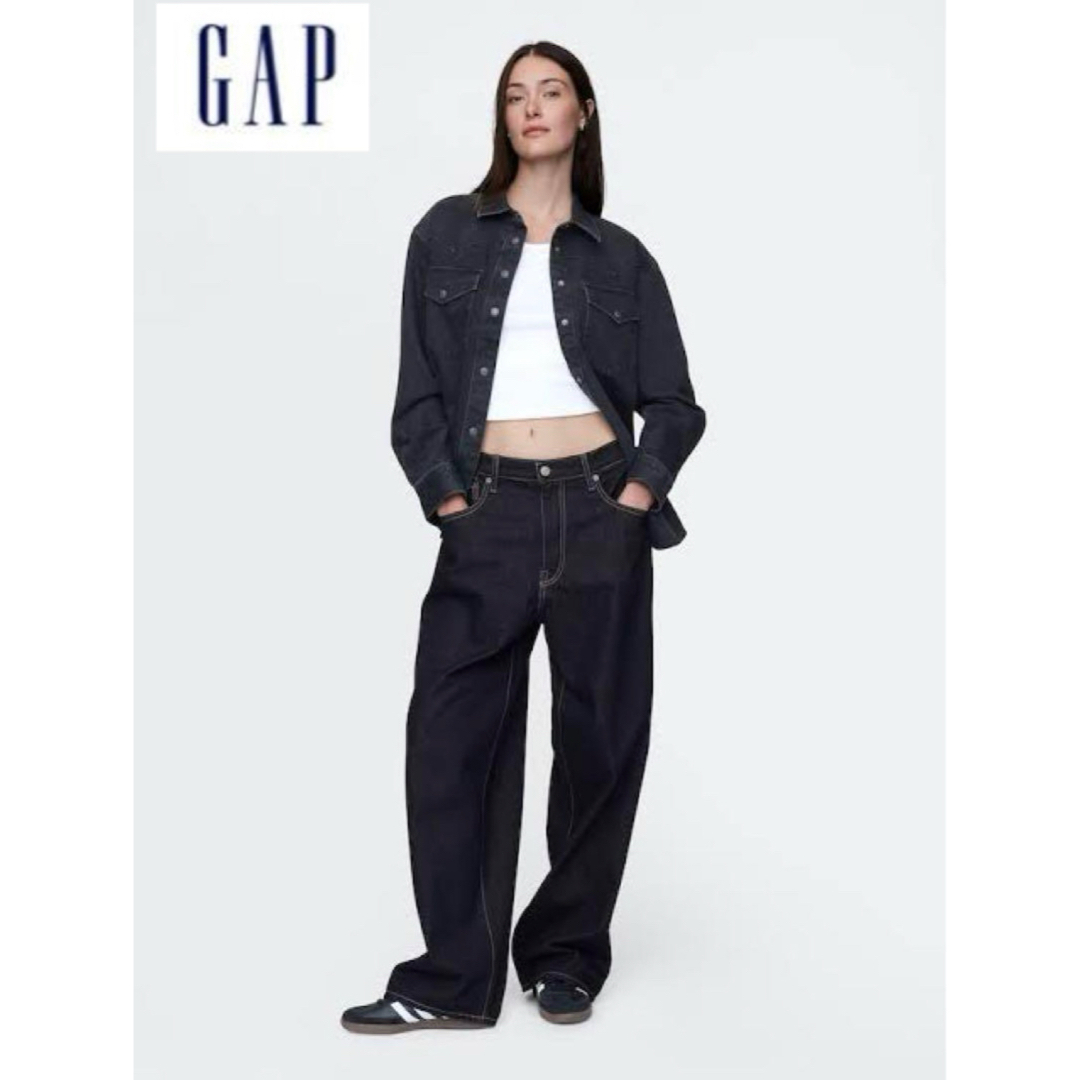 GAP ギャップ スーパーバギーデニム ダークリンス 29W30L パンツ GAP ギャップ スーパーバギーデニム ダークリンス 29W30L パンツ