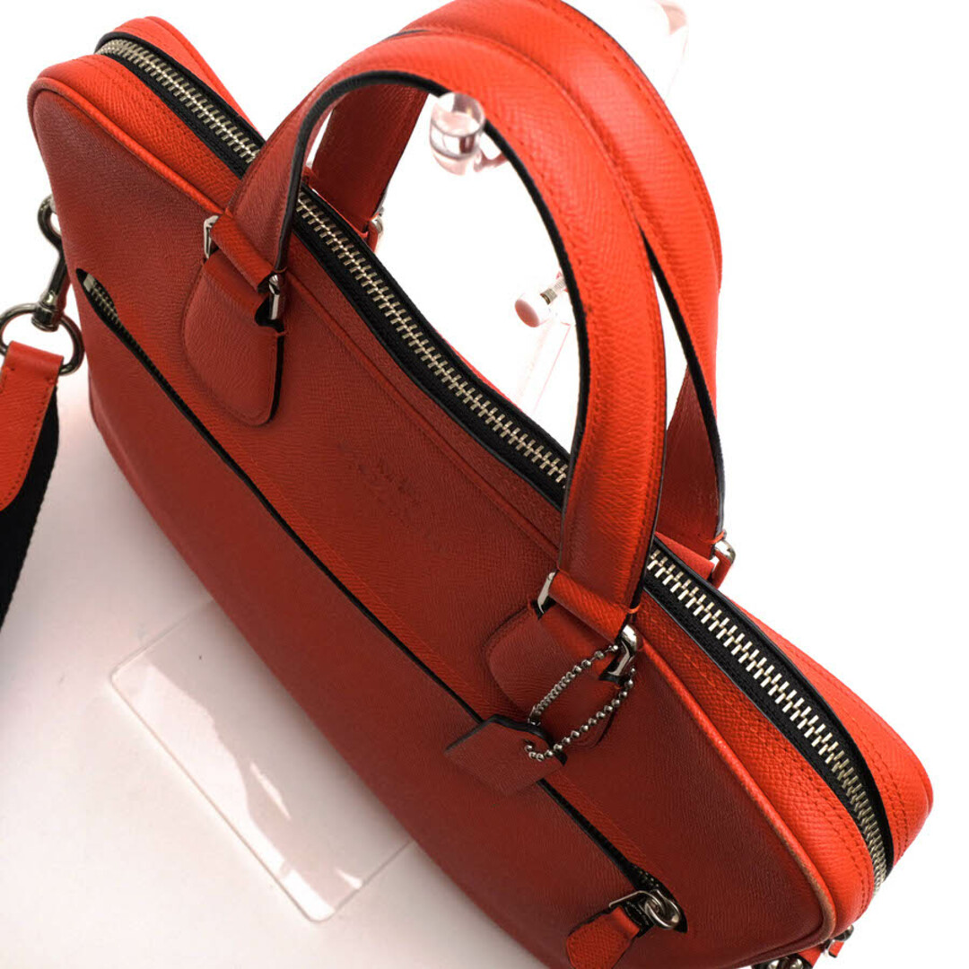 ⭐️値下売切⭐️ coach レザー ビジネスバッグ 赤 COACH - コーチ／COACH バッグ ブリーフケース ビジネスバッグ