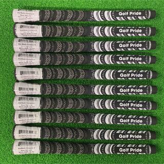 ゴルフプライド(Golf Pride)の新品ブラック10本ゴルフプライドMCCグリップ  バックライン無し60R(その他)