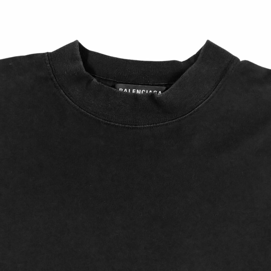 BALENCIAGA バレンシアガ 品番 694576 メタルロゴ 加工Tシャツ BALENCIAGA バレンシアガ 品番 694576 メタルロゴ 加工Tシャツ