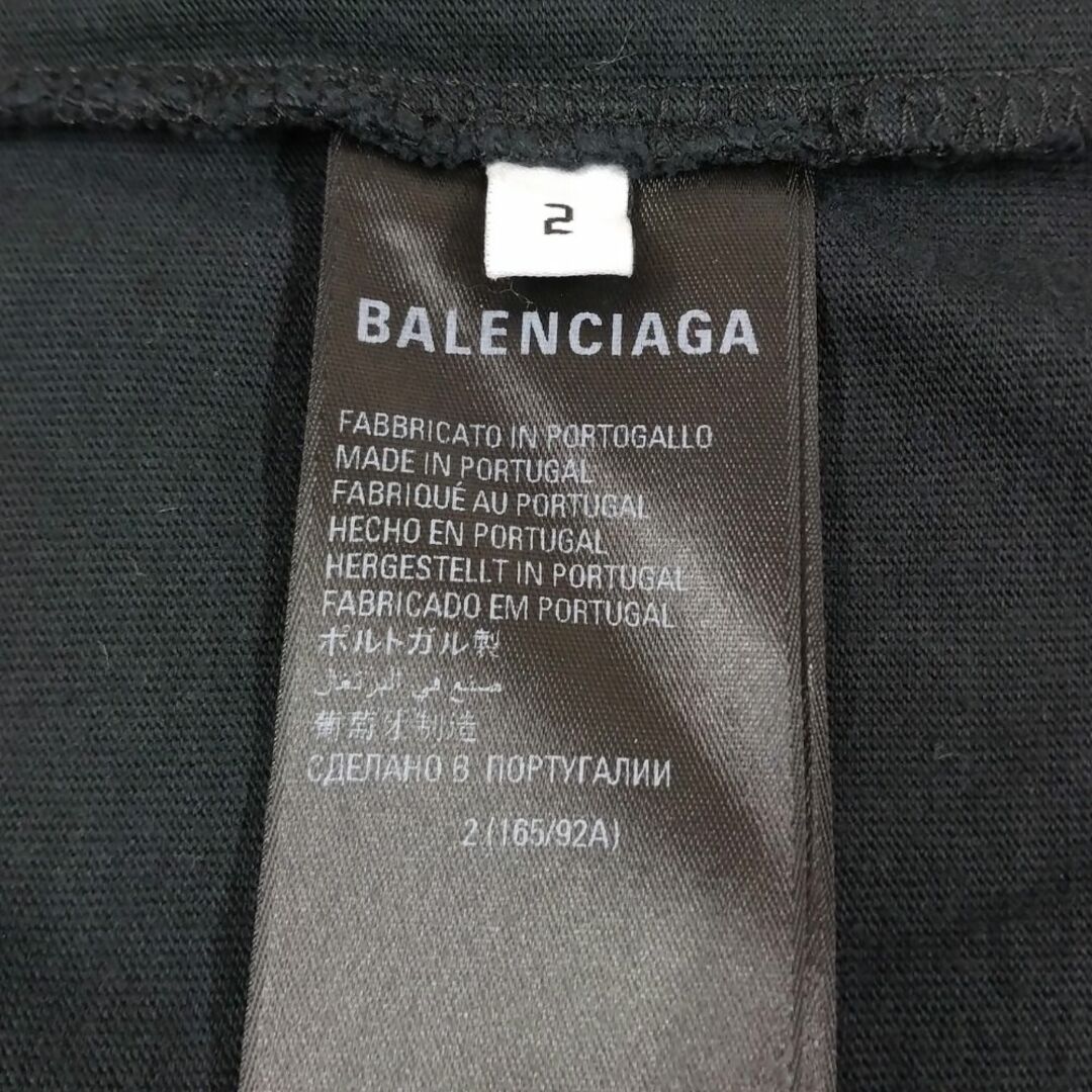 BALENCIAGA バレンシアガ 品番 694576 メタルロゴ 加工Tシャツ BALENCIAGA バレンシアガ 品番 694576 メタルロゴ 加工Tシャツ