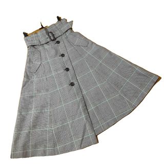 マイストラーダ(Mystrada)のMystrada ベルト付き チェック ロング スカート(ロングスカート)