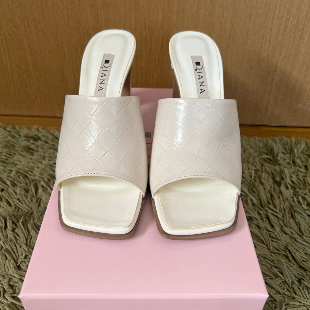ダイアナDIANA メッシュカタオシMミュールサンダル ダイアナDIANA メッシュカタオシMミュールサンダル