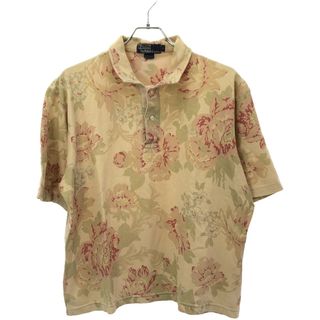 ポロラルフローレン(POLO RALPH LAUREN)のPolo by Ralph Lauren ポロ バイ ラルフ ローレン フラワー鹿の子ポロシャツ  ミックス L(ポロシャツ)