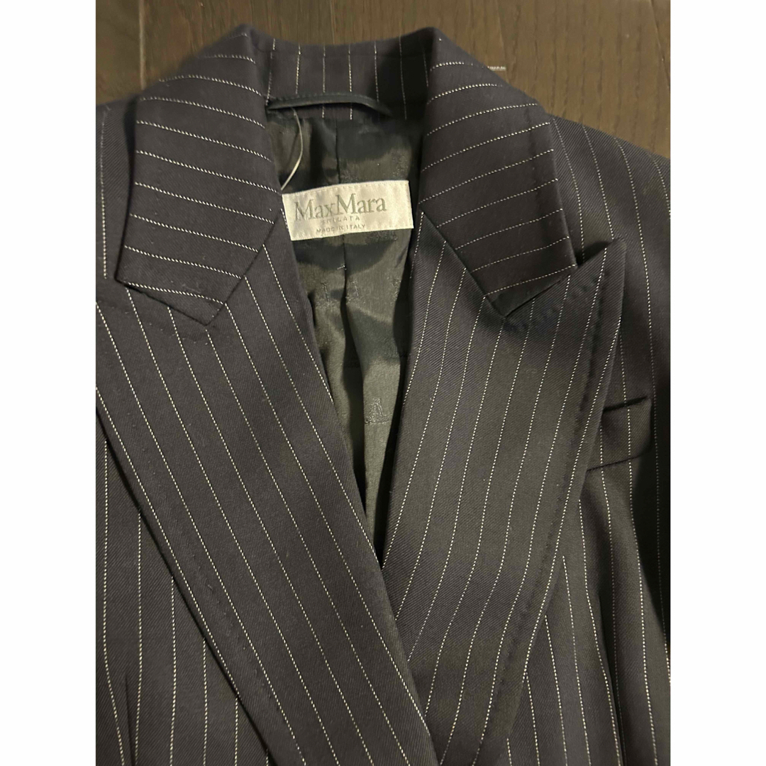 Max Mara - 新品 タキマキ着用 MAXMARA ヴァージンウール ピン Max Mara - 新品 タキマキ着用 MAXMARA ヴァージンウール ピン