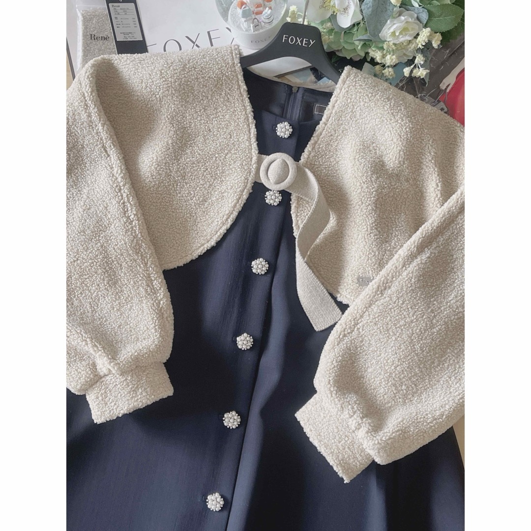 René - 極美品!ルネモコモコポレロ 36 Rene fo x e y René - 極美品!ルネモコモコポレロ 36 Rene fo x e y