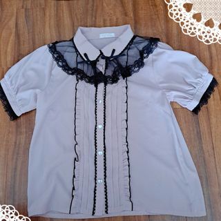 リズリサ 3つリボンハートチョーカーブラウス 揺らぎ LIZLISA リズリサ 3つリボンハートチョーカーブラウス 揺らぎ LIZLISA