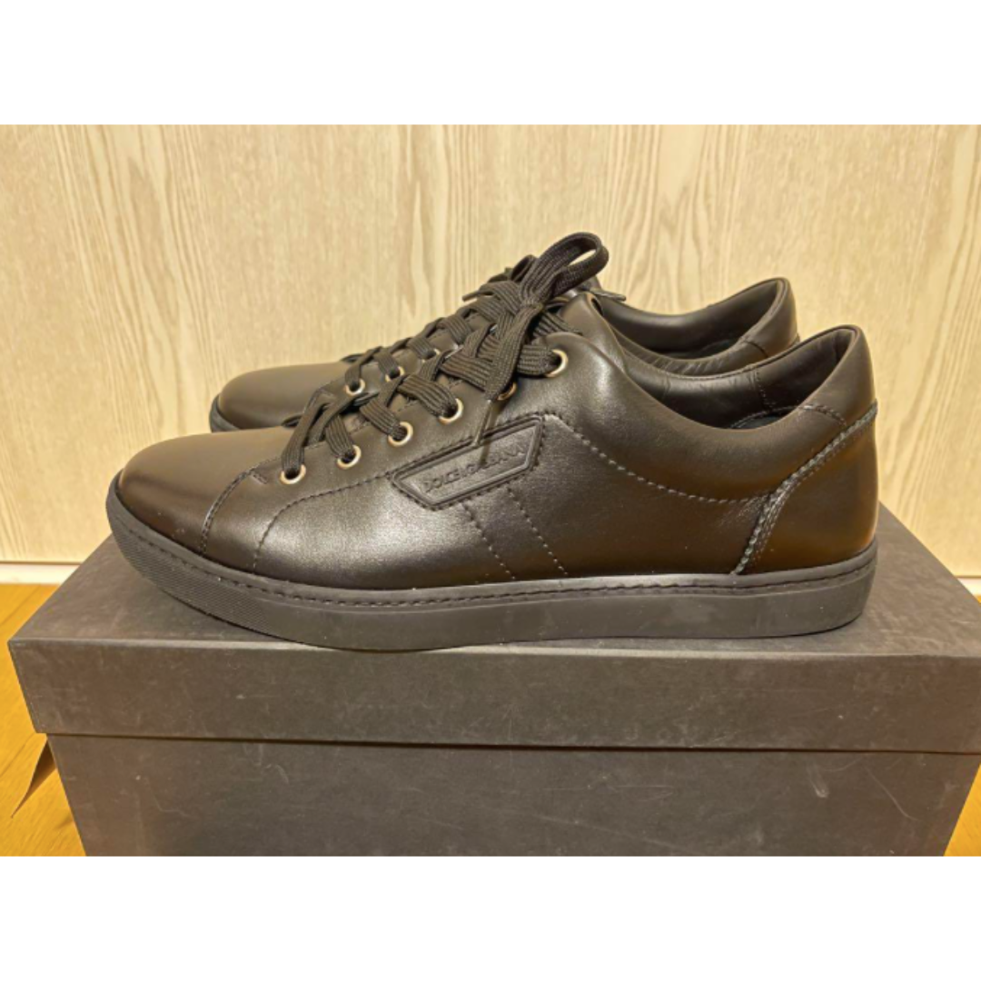 D&G - 美品 DOLCE & GABBANA 黒 スニーカー CS1362の通販 by