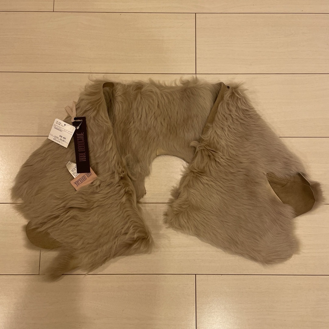 カールドノヒュー KARL DONOGHUE 羊革 ネックウォーマー スカーフ カールドノヒュー KARL DONOGHUE 羊革 ネックウォーマー スカーフ