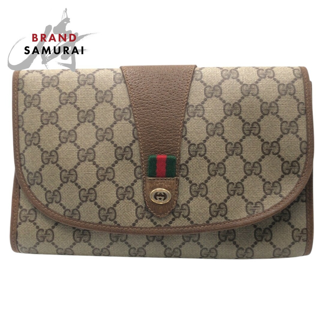 GUCCI グッチ ヴィンテージ シェリーライン ベージュ ブラウン GUCCI グッチ ヴィンテージ シェリーライン ベージュ ブラウン