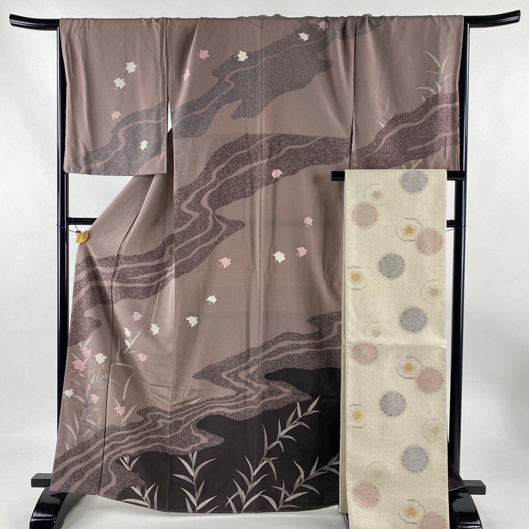 訪問着 身丈166.5cm 裄丈69cm 正絹 美品 名品 【中古】 訪問着 身丈166.5cm 裄丈69cm 正絹 美品 名品 【中古】