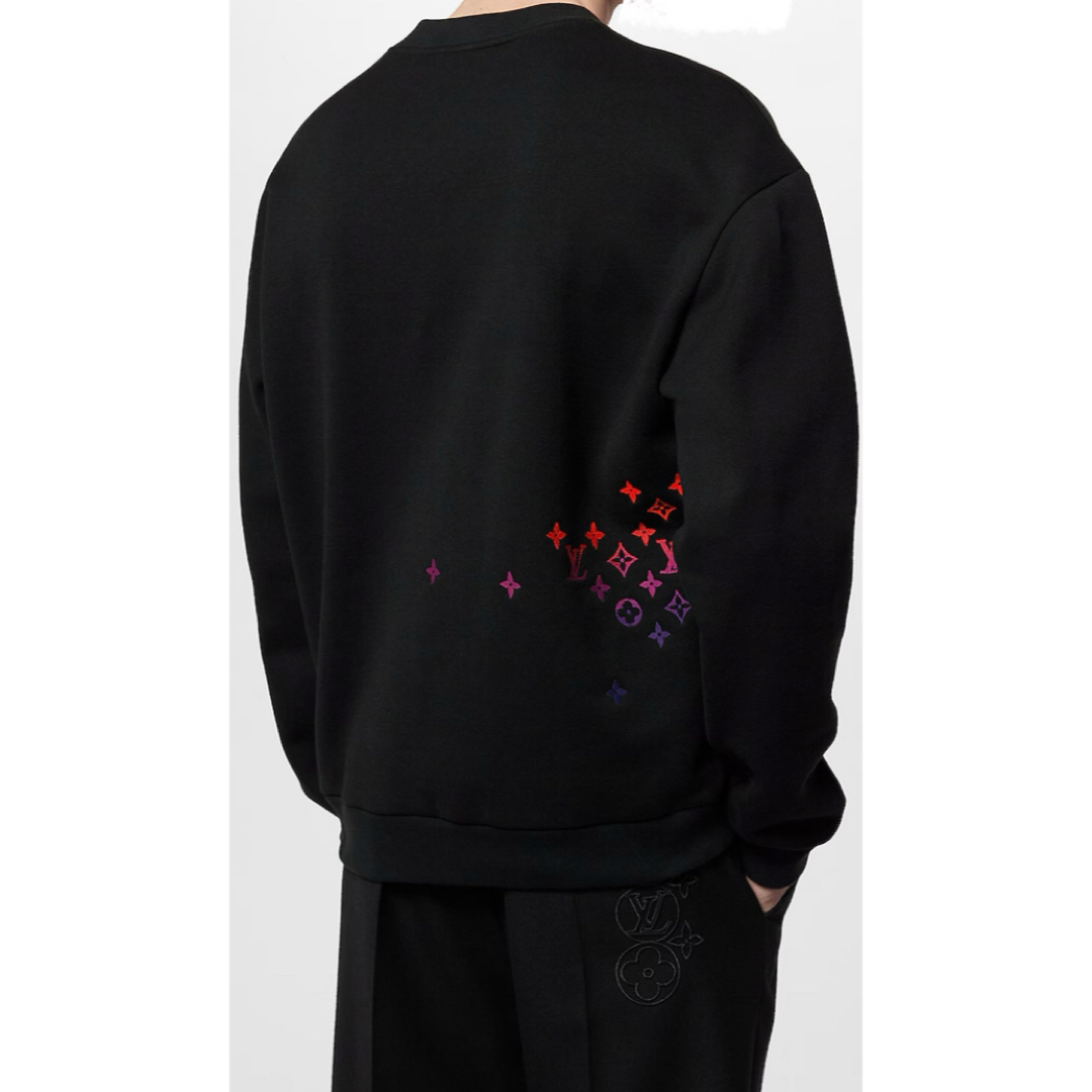 LOUIS VUITTON(ルイヴィトン)のルイ ヴィトン エンブロイダード コットン スウェット シャツ モノグラム メンズのトップス(スウェット)の商品写真