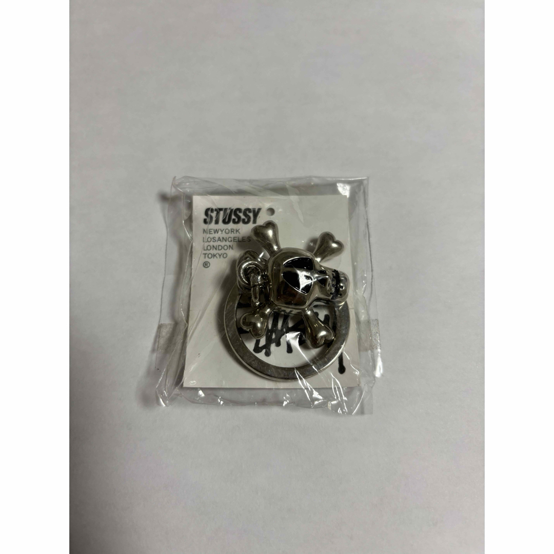 STUSSY - 【未使用・美品】STUSSY スカル キーホルダー STUSSY - 【未使用・美品】STUSSY スカル キーホルダー