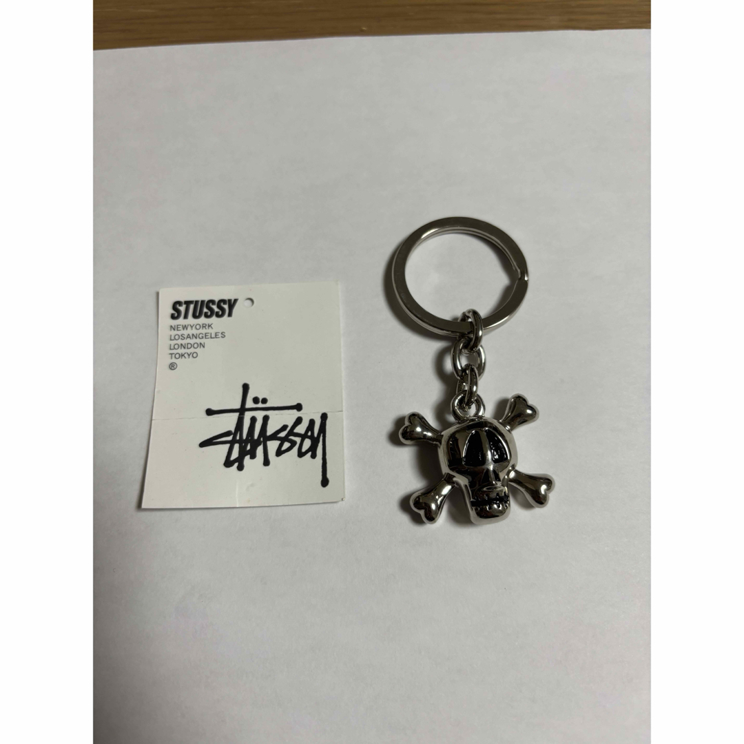 STUSSY - 【未使用・美品】STUSSY スカル キーホルダー STUSSY - 【未使用・美品】STUSSY スカル キーホルダー