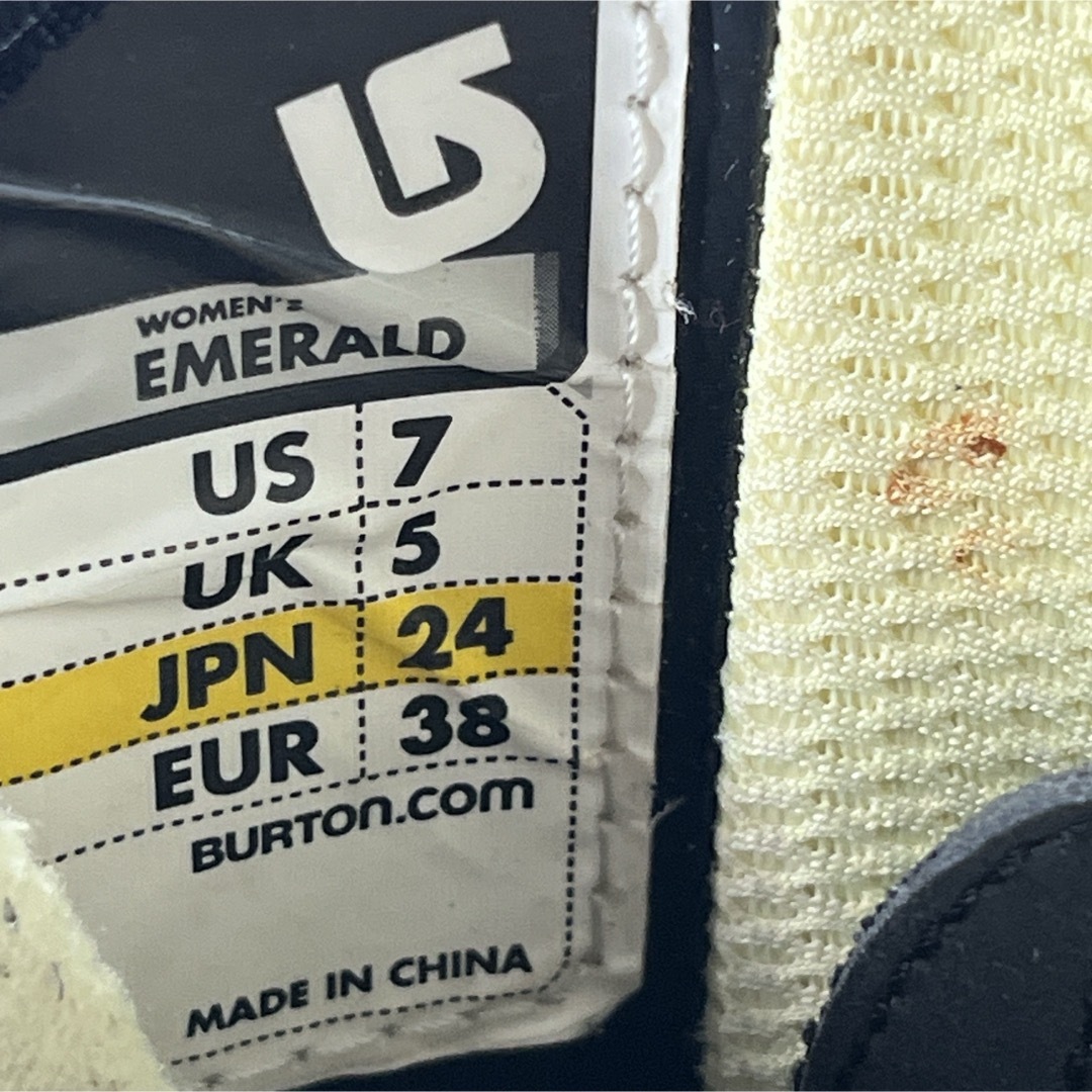 BURTON - バートン スノーブーツ EMERALD ドット柄 黒 BURTON - バートン スノーブーツ EMERALD ドット柄 黒