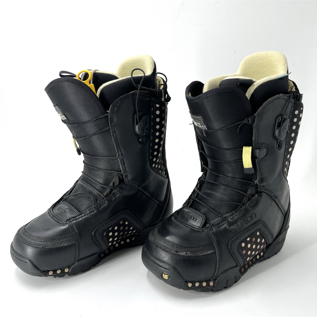 BURTON - バートン スノーブーツ EMERALD ドット柄 黒 BURTON - バートン スノーブーツ EMERALD ドット柄 黒