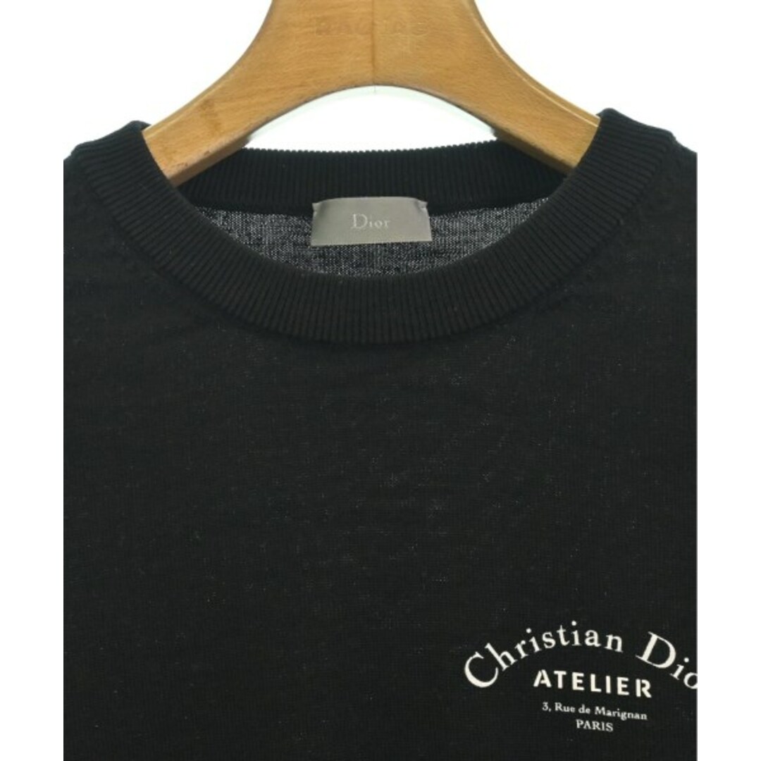 Dior Homme ディオールオム ニット・セーター M 黒 【古着】 Dior Homme ディオールオム ニット・セーター M 黒 【古着】
