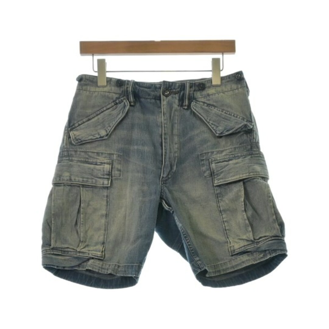 RRL ダブルアールエル ショートパンツ 28(S位) 青 【古着】 RRL ダブルアールエル ショートパンツ 28(S位) 青 【古着】