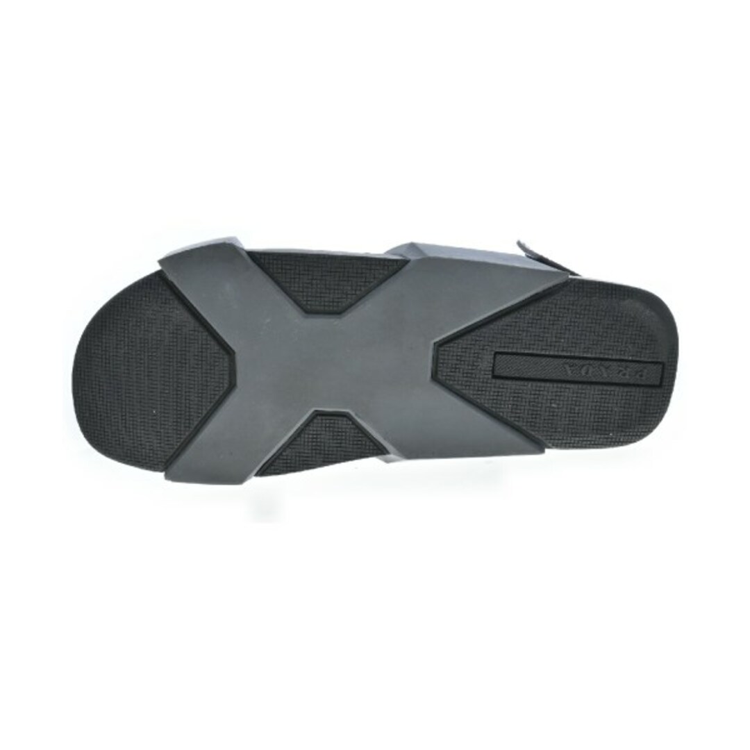 PRADA プラダ サンダル UK8(26.5cm位) 紺 【古着】【中古】 サンダル PRADA プラダ サンダル UK8(26.5cm位) 紺 【古着】【中古】 サンダル