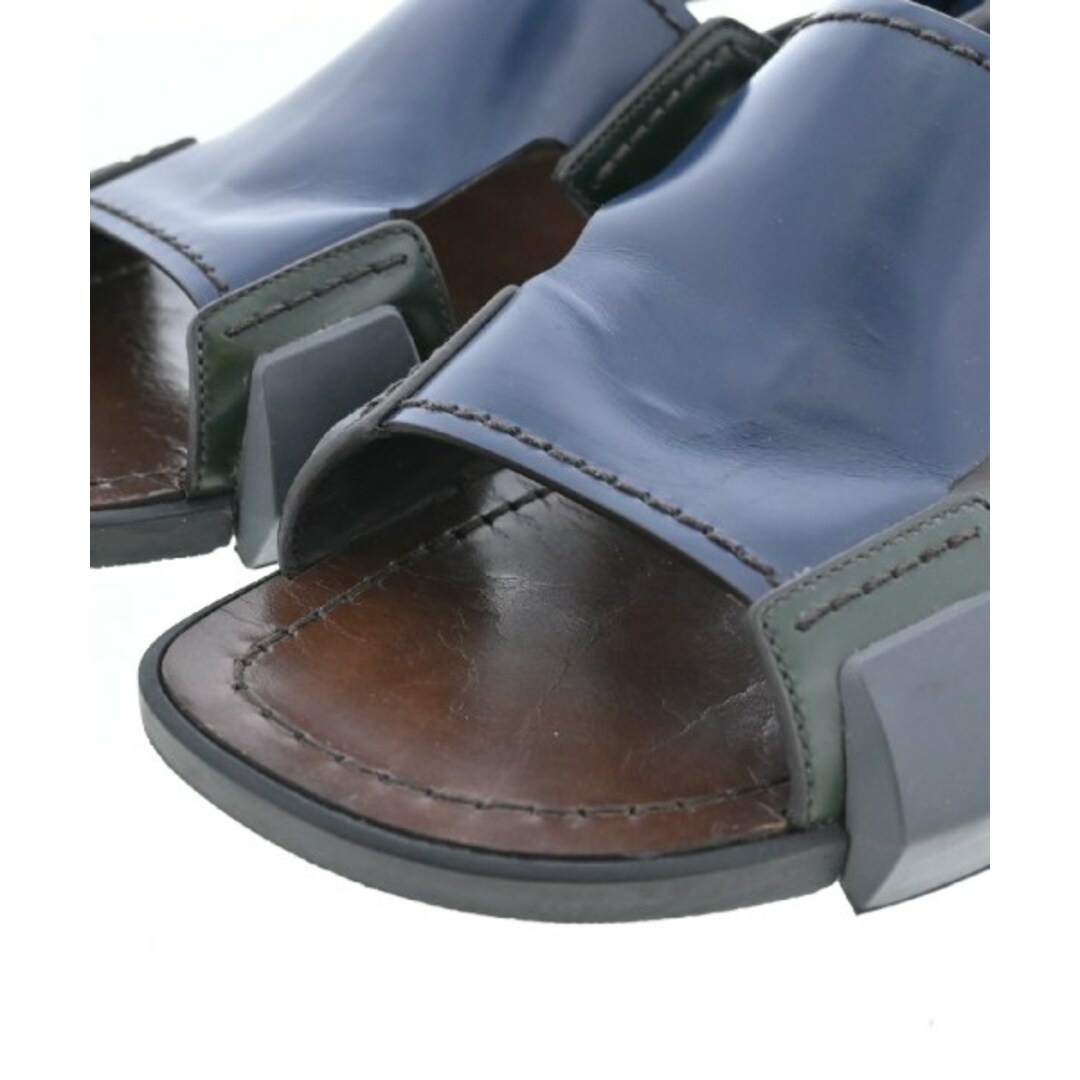 PRADA プラダ サンダル UK8(26.5cm位) 紺 【古着】【中古】 サンダル PRADA プラダ サンダル UK8(26.5cm位) 紺 【古着】【中古】 サンダル