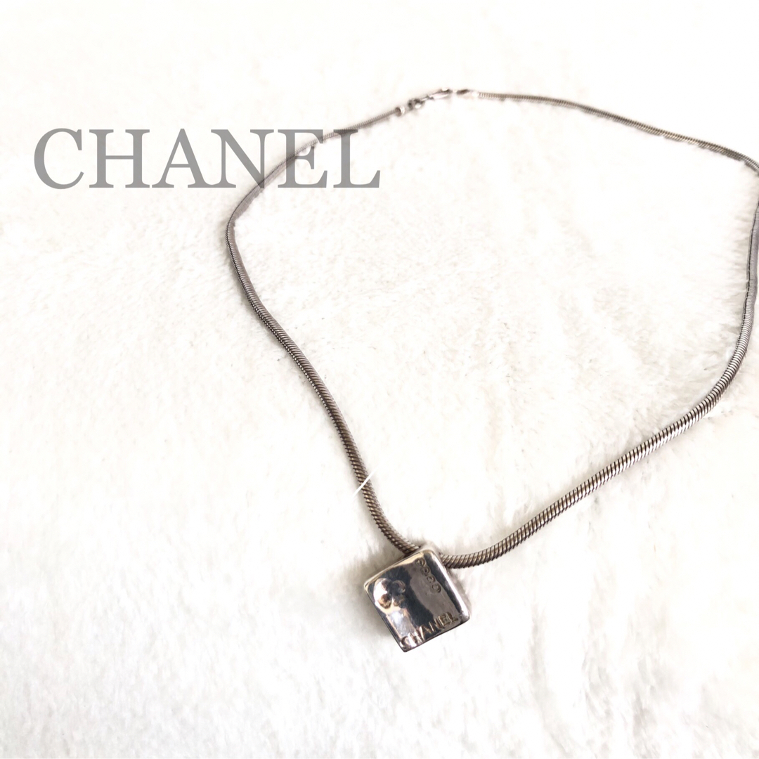 希少】シャネル シルバー 925 ネックレス カメリア クローバー 希少】シャネル シルバー 925 ネックレス カメリア クローバー