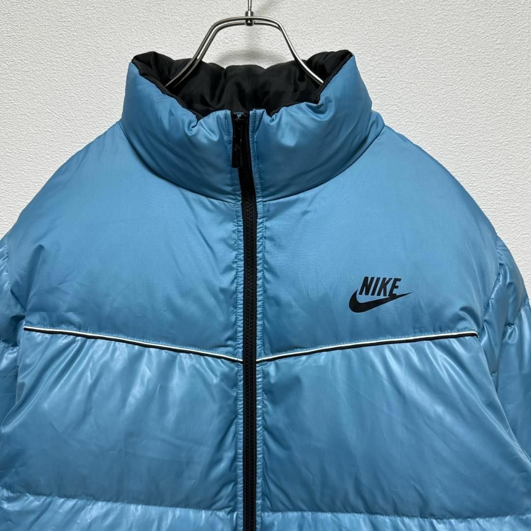 90s NIKE ダウンジャケット ヌプシ型 水色XLブルー 銀タグ 肉厚 90s NIKE ダウンジャケット ヌプシ型 水色XLブルー 銀タグ 肉厚