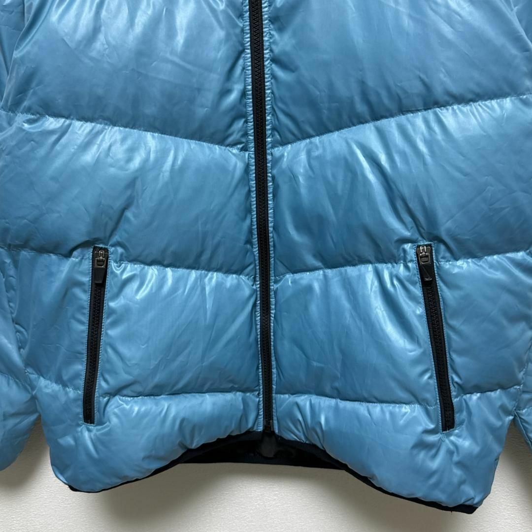 90s NIKE ダウンジャケット ヌプシ型 水色XLブルー 銀タグ 肉厚 90s NIKE ダウンジャケット ヌプシ型 水色XLブルー 銀タグ 肉厚