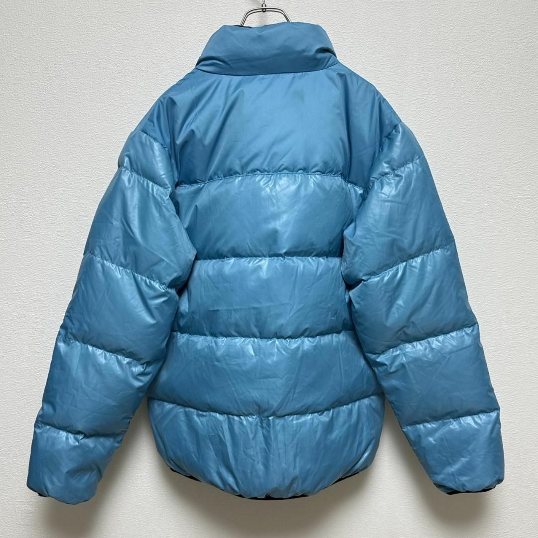 90s NIKE ダウンジャケット ヌプシ型 水色XLブルー 銀タグ 肉厚 90s NIKE ダウンジャケット ヌプシ型 水色XLブルー 銀タグ 肉厚