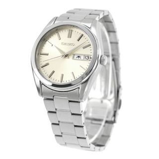 セイコー(SEIKO)の【新品】セイコー SEIKO SELECTION 腕時計 メンズ SBTH007 セイコーセレクション メンズ アナログクオーツ デイデイトSシリーズ クォーツ 電池式 アイボリーxシルバー アナログ表示(腕時計(アナログ))