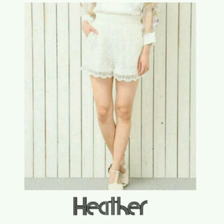 ヘザー(heather)の専用 Hrather ヘザー オールレースショートパンツ(ショートパンツ)